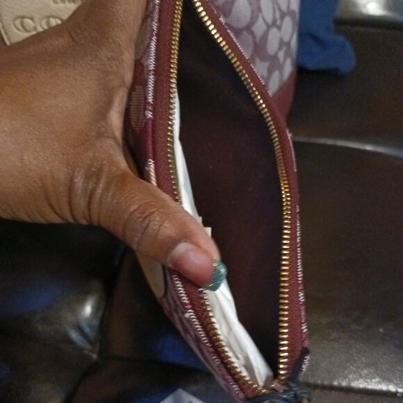 Coach Signature Dempsey Backpack & Wallet NWT - Picture 7 of 13